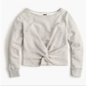 J.Crew Twist Front Sweatshirt